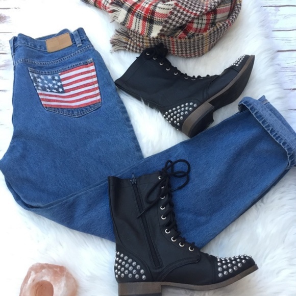 Tommy Hilfiger high waisted Rise Mom Jeans flag 10 - Picture 2 of 8